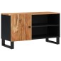 vidaXL Mueble de TV madera acacia y madera contrachapada 80x33x46 cm vidaXL Mueble de TV madera acacia y madera contrachapada 80x33x46 cm