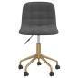 vidaXL Sillas de comedor giratorias 4 unidades terciopelo gris oscuro vidaXL Sillas de comedor giratorias 4 unidades terciopelo gris oscuro
