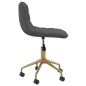 vidaXL Sillas de comedor giratorias 4 unidades terciopelo gris oscuro vidaXL Sillas de comedor giratorias 4 unidades terciopelo gris oscuro