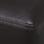 vidaXL Banco de cuero sintético 139,5 cm marrón oscuro vidaXL Banco de cuero sintético 139,5 cm marrón oscuro