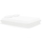 vidaXL Estructura de cama madera maciza blanca King Size 150x200 cm vidaXL Estructura de cama madera maciza blanca King Size 150x200 cm