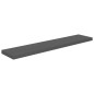 vidaXL Estante flotante de pared MDF gris brillo 120x23,5x3,8 cm vidaXL Estante flotante de pared MDF gris brillo 120x23,5x3,8 cm