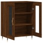 vidaXL Aparador de madera de ingeniería marrón roble 69,5x34x90 cm vidaXL Aparador de madera de ingeniería marrón roble 69,5x34x90 cm