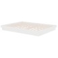 vidaXL Estructura de cama madera maciza blanca King Size 150x200 cm vidaXL Estructura de cama madera maciza blanca King Size 150x200 cm