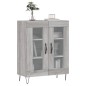 vidaXL Aparador de madera de ingeniería gris Sonoma 69,5x34x90 cm vidaXL Aparador de madera de ingeniería gris Sonoma 69,5x34x90 cm