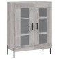 vidaXL Aparador de madera de ingeniería gris Sonoma 69,5x34x90 cm vidaXL Aparador de madera de ingeniería gris Sonoma 69,5x34x90 cm