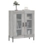 vidaXL Aparador de madera de ingeniería gris Sonoma 69,5x34x90 cm vidaXL Aparador de madera de ingeniería gris Sonoma 69,5x34x90 cm