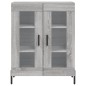 vidaXL Aparador de madera de ingeniería gris Sonoma 69,5x34x90 cm vidaXL Aparador de madera de ingeniería gris Sonoma 69,5x34x90 cm
