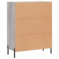 vidaXL Aparador de madera de ingeniería gris Sonoma 69,5x34x90 cm vidaXL Aparador de madera de ingeniería gris Sonoma 69,5x34x90 cm