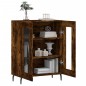 vidaXL Aparador de madera de ingeniería roble ahumado 69,5x34x90 cm vidaXL Aparador de madera de ingeniería roble ahumado 69,5x34x90 cm