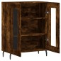 vidaXL Aparador de madera de ingeniería roble ahumado 69,5x34x90 cm vidaXL Aparador de madera de ingeniería roble ahumado 69,5x34x90 cm