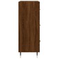 vidaXL Aparador de madera de ingeniería marrón roble 69,5x34x90 cm vidaXL Aparador de madera de ingeniería marrón roble 69,5x34x90 cm