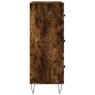 vidaXL Aparador de madera de ingeniería roble ahumado 69,5x34x90 cm vidaXL Aparador de madera de ingeniería roble ahumado 69,5x34x90 cm