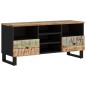 vidaXL Mueble de TV madera reciclada madera de ingeniería 100x33x46 cm