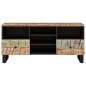 vidaXL Mueble de TV madera reciclada madera de ingeniería 100x33x46 cm