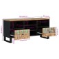 vidaXL Mueble de TV madera reciclada madera de ingeniería 100x33x46 cm