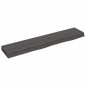 vidaXL Estante de pared madera roble tratada marrón oscuro 100x20x6 cm vidaXL Estante de pared madera roble tratada marrón oscuro 100x20x6 cm