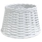 vidaXL Pantalla para lámpara de techo mimbre blanco Ø38x23 cm vidaXL Pantalla para lámpara de techo mimbre blanco Ø38x23 cm