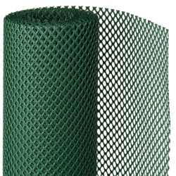 vidaXL Valla red cortavientos para jardín PE verde 1x3 m