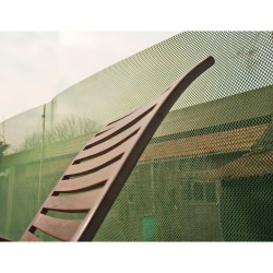 vidaXL Valla red cortavientos para jardín PE verde 1x3 m