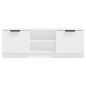 vidaXL Mueble de TV madera contrachapada blanco 102x35x36,5 cm vidaXL Mueble de TV madera contrachapada blanco 102x35x36,5 cm