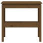 vidaXL Mesa consola de madera maciza de pino marrón miel 80x40x75 cm vidaXL Mesa consola de madera maciza de pino marrón miel 80x40x75 cm