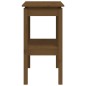 vidaXL Mesa consola de madera maciza de pino marrón miel 80x40x75 cm vidaXL Mesa consola de madera maciza de pino marrón miel 80x40x75 cm