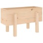 vidaXL Jardinera madera maciza de pino 62x30x38 cm vidaXL Jardinera madera maciza de pino 62x30x38 cm