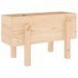 vidaXL Jardinera madera maciza de pino 62x30x38 cm vidaXL Jardinera madera maciza de pino 62x30x38 cm