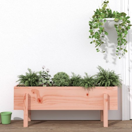 vidaXL Arriate elevado jardín madera maciza abeto Douglas 101x30x38 cm