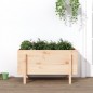 vidaXL Arriate elevado de jardín madera maciza de pino 101x50x57 cm vidaXL Arriate elevado de jardín madera maciza de pino 101x50x57 cm