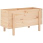 vidaXL Arriate elevado de jardín madera maciza de pino 101x50x57 cm vidaXL Arriate elevado de jardín madera maciza de pino 101x50x57 cm