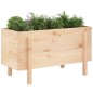 vidaXL Arriate elevado de jardín madera maciza de pino 101x50x57 cm vidaXL Arriate elevado de jardín madera maciza de pino 101x50x57 cm