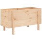vidaXL Arriate elevado de jardín madera maciza de pino 101x50x57 cm vidaXL Arriate elevado de jardín madera maciza de pino 101x50x57 cm