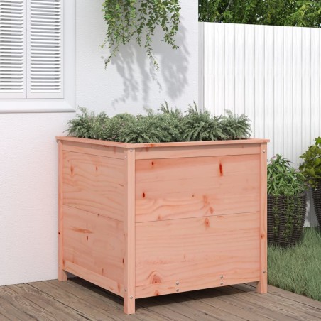 vidaXL Jardinera madera maciza de abeto Douglas 82,5x82,5x78 cm