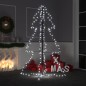 vidaXL Árbol de Navidad 200 luces LED interior y exterior 98x150 cm vidaXL Árbol de Navidad 200 luces LED interior y exterior 98x150 cm