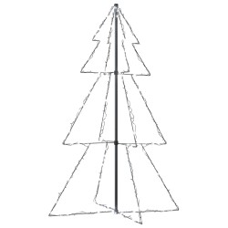 vidaXL Árbol de Navidad 200 luces LED interior y exterior 98x150 cm