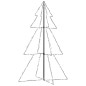 vidaXL Árbol de Navidad 200 luces LED interior y exterior 98x150 cm vidaXL Árbol de Navidad 200 luces LED interior y exterior 98x150 cm