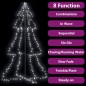 vidaXL Árbol de Navidad 240 luces LED interior y exterior 118x180 cm vidaXL Árbol de Navidad 240 luces LED interior y exterior 118x180 cm