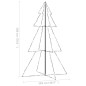 vidaXL Árbol de Navidad 240 luces LED interior y exterior 118x180 cm vidaXL Árbol de Navidad 240 luces LED interior y exterior 118x180 cm