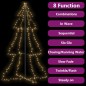 vidaXL Árbol de Navidad 240 luces LED interior y exterior 118x180 cm vidaXL Árbol de Navidad 240 luces LED interior y exterior 118x180 cm