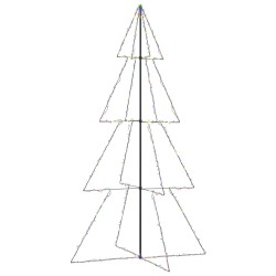 vidaXL Árbol de Navidad 360 luces LED interior y exterior 143x250 cm