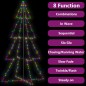 vidaXL Árbol de Navidad 360 luces LED interior y exterior 143x250 cm vidaXL Árbol de Navidad 360 luces LED interior y exterior 143x250 cm