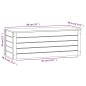 vidaXL Caja de almacenaje madera maciza de pino blanco 89x36,5x33 cm