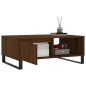vidaXL Mesa de centro madera de ingeniería roble marrón 90x60x35 cm vidaXL Mesa de centro madera de ingeniería roble marrón 90x60x35 cm