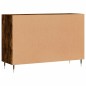 vidaXL Aparador de madera de ingeniería roble ahumado 103,5x35x70 cm vidaXL Aparador de madera de ingeniería roble ahumado 103,5x35x70 cm