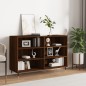 vidaXL Aparador de madera de ingeniería marrón roble 103,5x35x70 cm