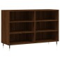 vidaXL Aparador de madera de ingeniería marrón roble 103,5x35x70 cm