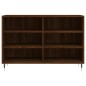 vidaXL Aparador de madera de ingeniería marrón roble 103,5x35x70 cm