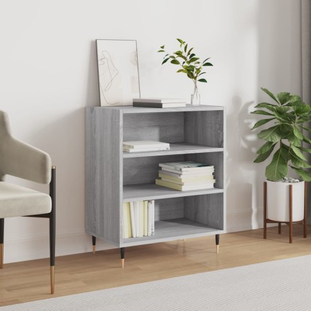 vidaXL Aparador madera de ingeniería gris Sonoma 57x35x70 cm